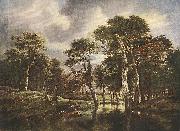 Jacob van Ruisdael The Hunt oil on canvas